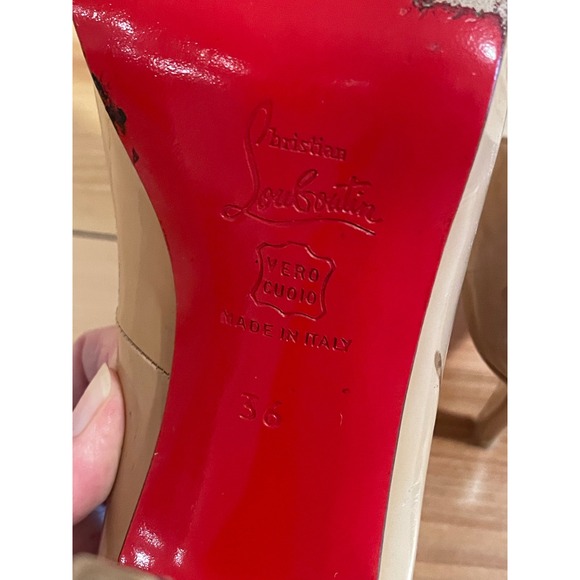 Christian Louboutin‎ Nude Peep
Toe Heels- Authentic- Size 36 - Picture 7 of 9